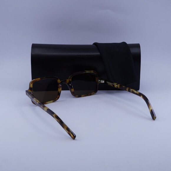 Saint Laurent SL332 006 Rectangle Sunglasses - Havana/Brown - Picture 9 of 11